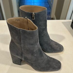 Ann Taylor Grey Suede Boots - mint condition